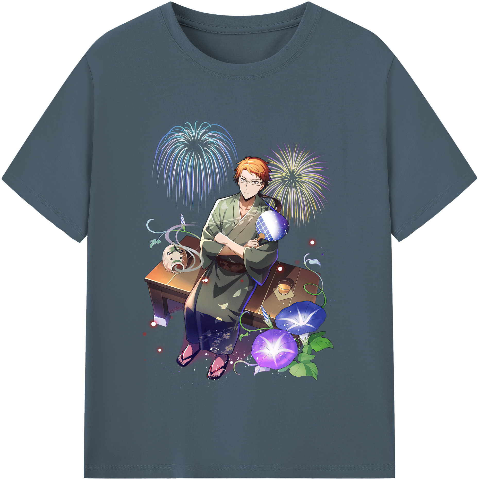 （画像用） 文豪ストレイドッグス Bungo Stray Dogs 綿100％半袖Tシャツ（フロントプリント）